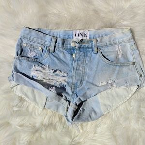 distressed shorts